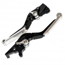 Μανέτες ζευγάρι αλουμινίου μαύρες Honda PCX 125/150